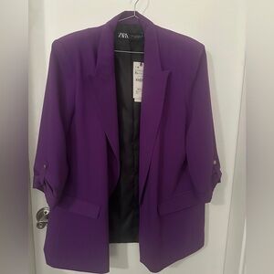 Zara Blazer- Purple NWT